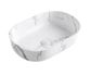 Bronte Oval 500x350x130 Carrara Basin