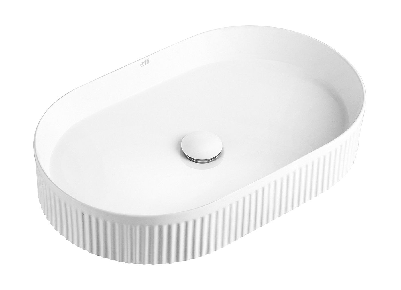 Kensington Oval 560x350x120 Matte White Basin