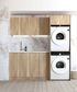 Laundry Kit 1960C Byron/Bondi Natural Oak with Pure White Top