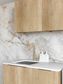Laundry Kit 1715B Byron/Bondi Natural Oak with Pure White Top