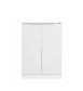 Bondi Laundry 630 Fluted White Base Cabinet