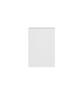 Bondi Laundry 415 Fluted White Wall Cabinet