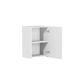 Bondi Laundry 415 Fluted White Wall Cabinet