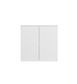 Noosa Laundry 630 Fluted White Wall Cabinet