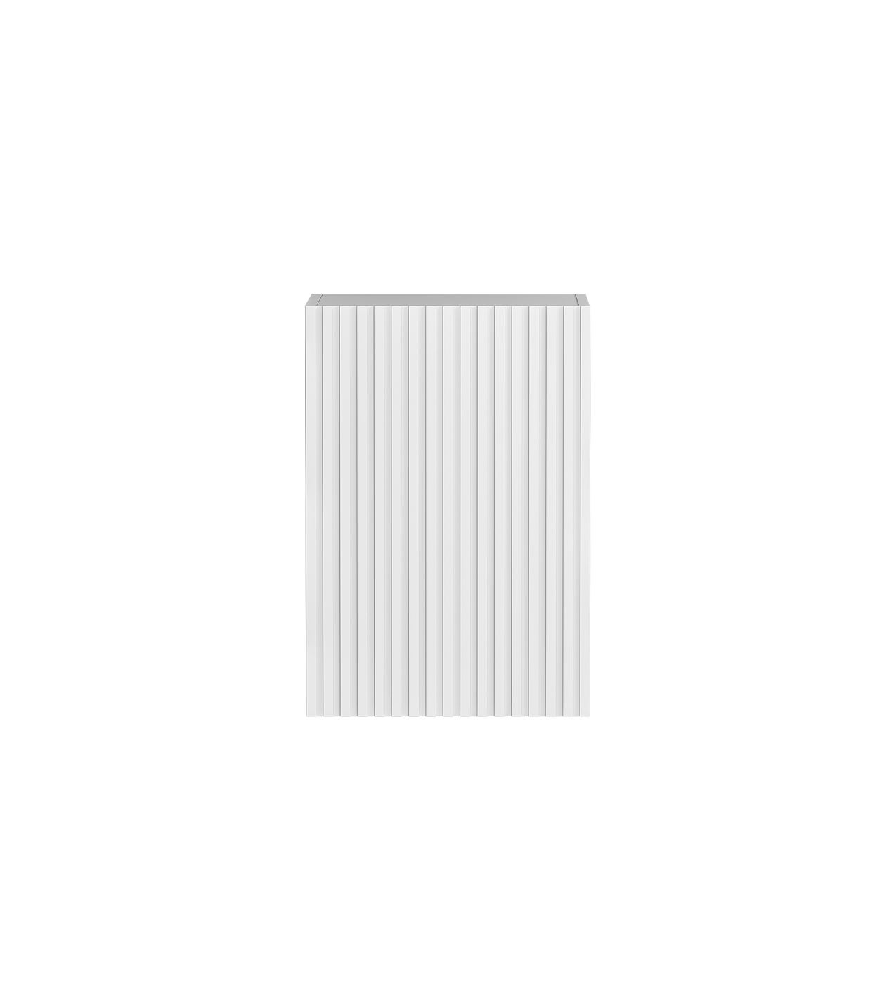 Noosa Laundry 415 Fluted White Wall Cabinet