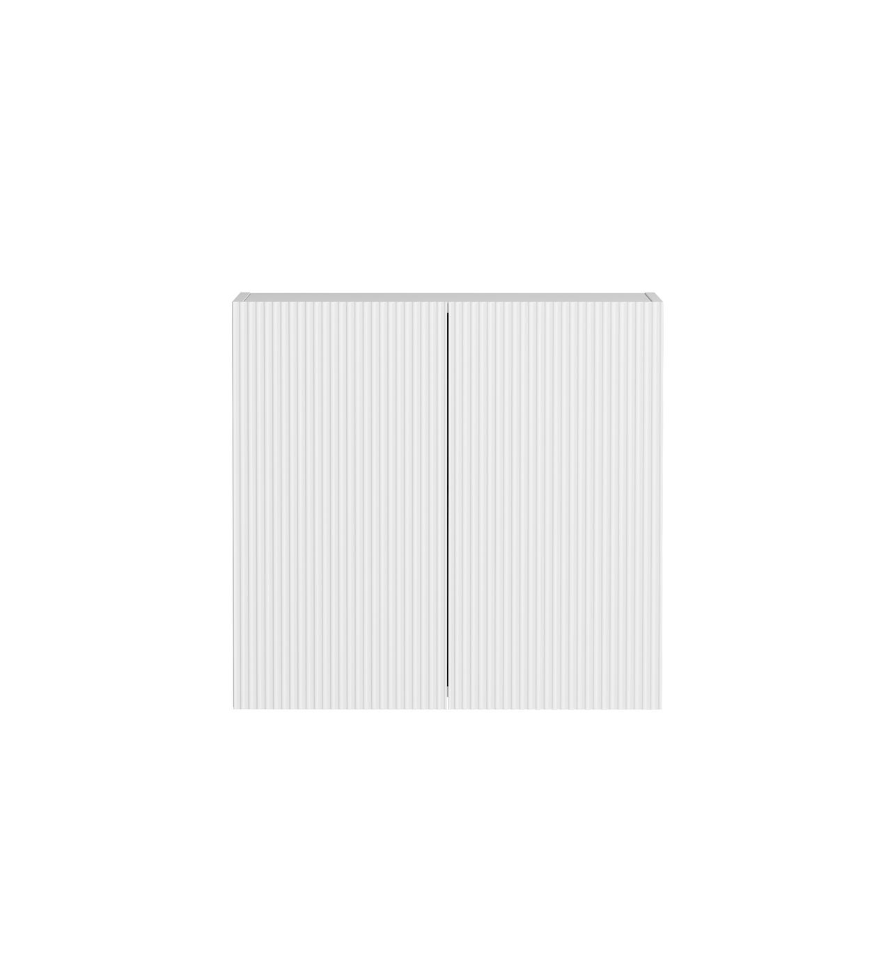 Bondi Laundry 630 Fluted White Wall Cabinet