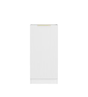 Bondi Laundry 415 Fluted White Base Cabinet