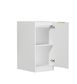 Bondi Laundry 415 Fluted White Base Cabinet