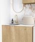 Laundry Kit 1715A Byron/Bondi Natural Oak with Pure White Top