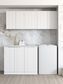 Laundry Kit 1715B Bondi White with Pure White Top