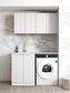 Laundry Kit 1305B Bondi White with Natural Carrara Marble Top