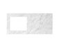 Laundry Kit 1305B Bondi White with Natural Carrara Marble Top