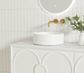 Laguna 1500mm Satin White Wall Hung Vanity