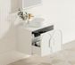 Laguna 750mm Satin White Wall Hung Vanity