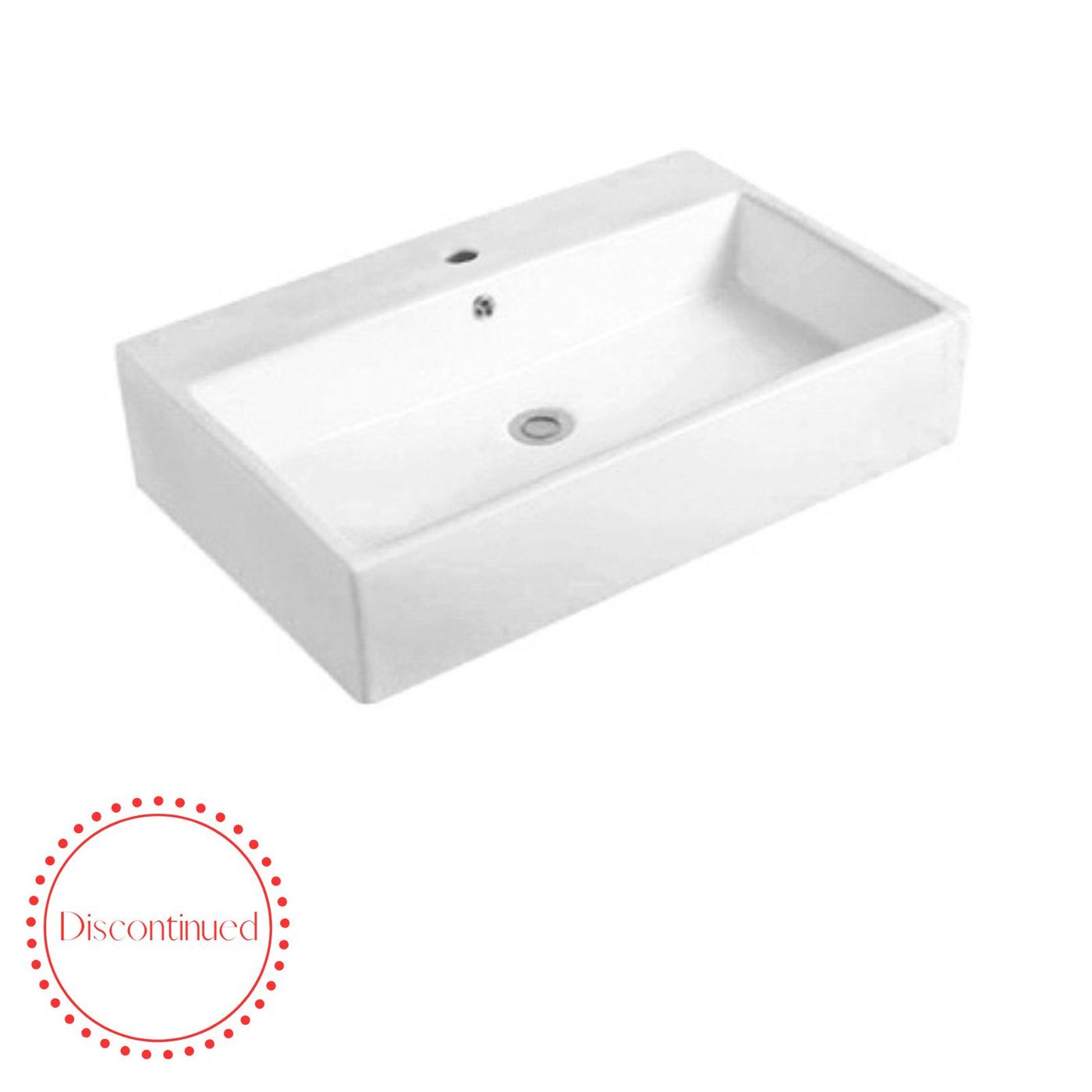CUBO Wall Hung Square 700x460x165 Basin