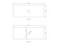 Natural Carrara Marble 1200x465x18 Top