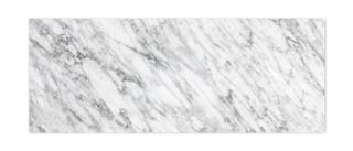 Natural Carrara Marble 1200x465x18 Top No Hole