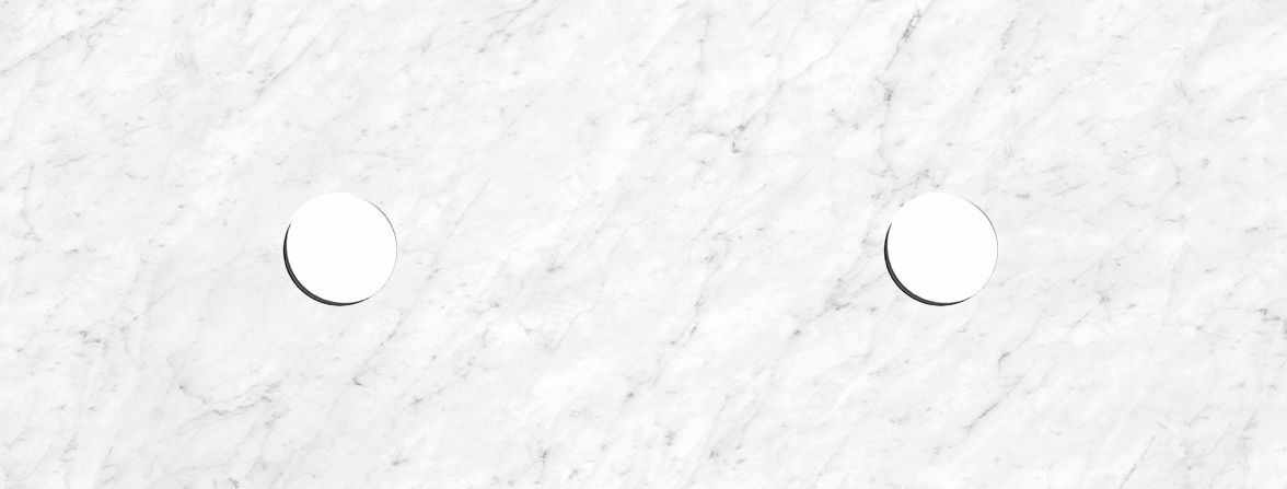 Natural Carrara Marble 1500x465x18 Top