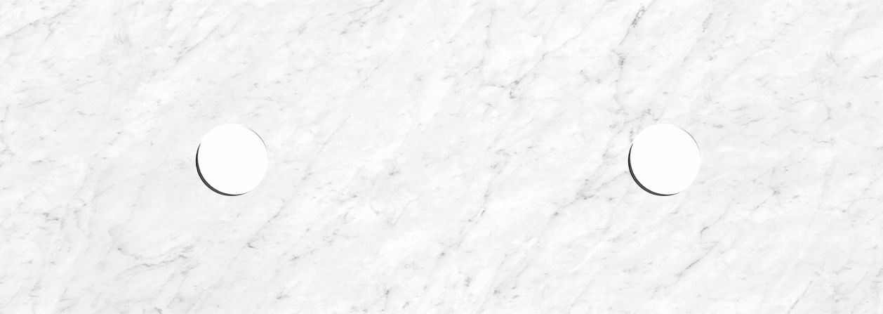 Natural Carrara Marble 1800x465x18 Top
