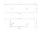 Natural Carrara Marble 1800x465x18 Top