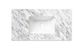 Laguna 900mm Satin White Wall Hung Vanity with Undermount Natural Carrara Marble Top & Basin