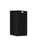 Marlo Laundry 415 Fluted Black Base Cabinet with internal Drawer