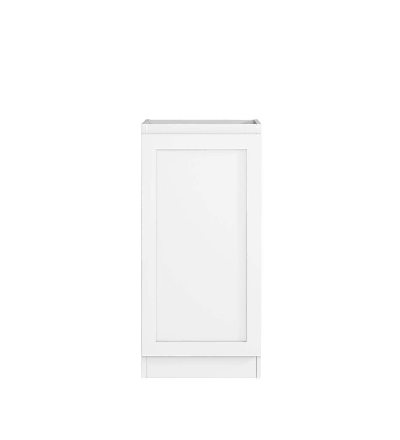 Hampton Laundry 415 White Base Cabinet with internal Drawer