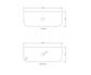 Bondi 1200mm Natural Oak Wall Hung Curve Vanity with Natural Carrara Marble Top