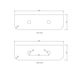 Bondi 1500mm Natural Oak Wall Hung Curve Vanity with Natural Carrara Marble Top
