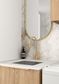 Wall and Base Cabinets Kit 650 Byron/Bondi Natural Oak with Natural Carrara Marble Top