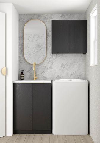 Byron/Bondi Black Oak Mini Laundry