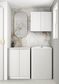 Wall and Base Cabinets Kit 650 Bondi White with Pure White Top