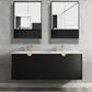 Marlo 600x800 Matte Black Shaving Cabinet