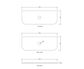Bondi 1200x460x18 Natural Carrara Marble Top