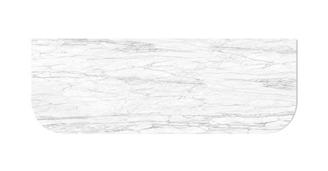 Bondi 1800x460x18 Natural Carrara Marble Top No Hole