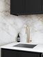 Laundry Kit 1715B Hampshire Black with Natural Carrara Marble Top