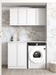 Laundry Kit 1305B Hampshire White with Natural Carrara Marble Top