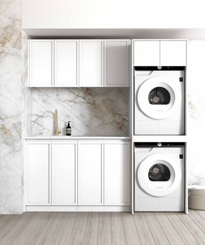 Hampshire White Laundry Kit 1960x600x2100