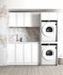 Laundry Kit 1960C Hampshire White with Natural Carrara Marble Top