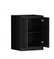 Hampshire Black Base Laundry Cabinet with Stone Top and Sink 1060x600x900