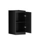 Hampshire Black Base Laundry Cabinet with Stone Top and Sink 1060x600x900
