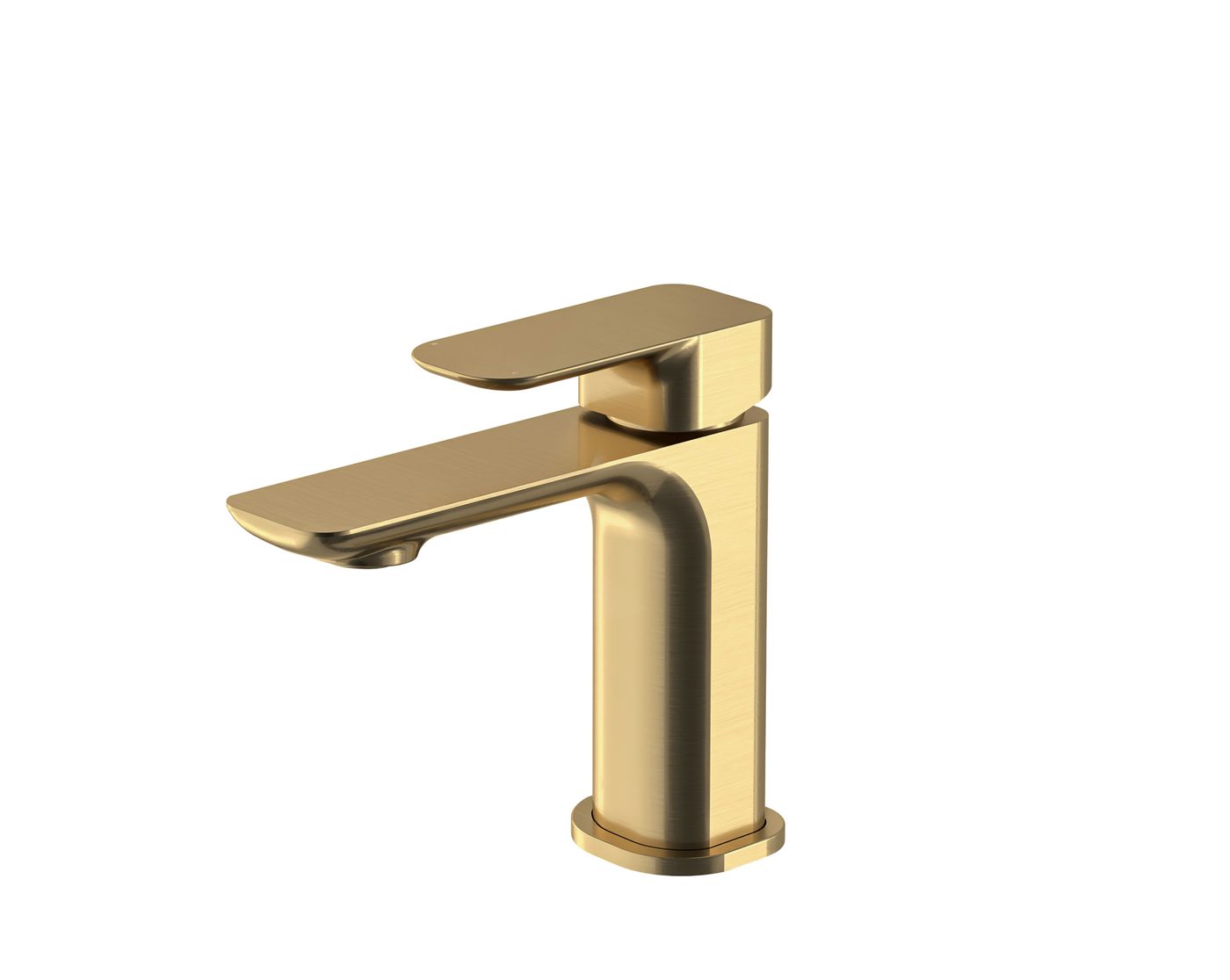 Oskar Basin Mixer Brushed Gold