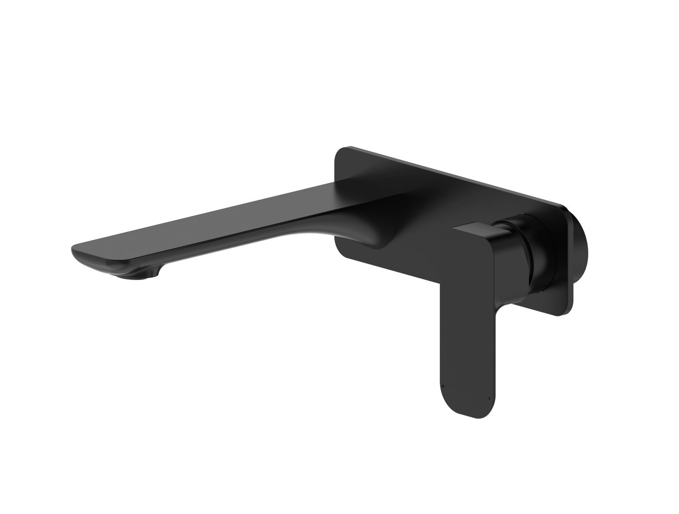 Oskar Wall Basin Mixer Matte Black