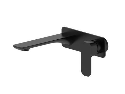 Oskar Wall Basin Mixer Matte Black