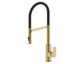 Oskar Pull Out Kitchen Mixer Brushed Gold