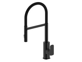 Oskar Pull Out Kitchen Mixer Matte Black