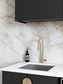 Laundry Kit 1305B Marlo Black with Natural Carrara Marble Top