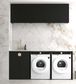 Laundry Kit 1960A Marlo Black with Natural Carrara Marble Top