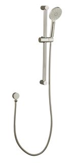 Vetto Shower On Rail Brushed Nickel
