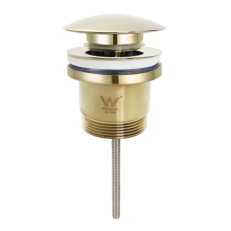 Universal Mushroom 32mm Burshed Gold Pop Up Waste